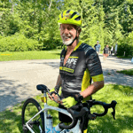 David Walker at the T100 Triathlon World Tour