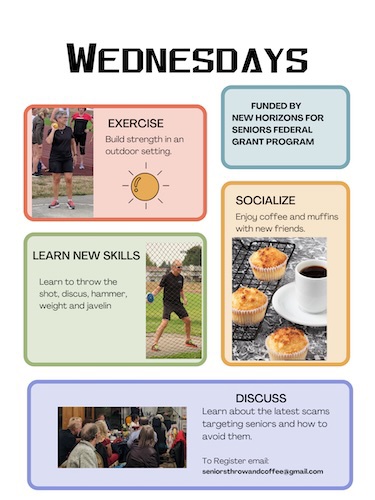 Seniors Learn to Throw